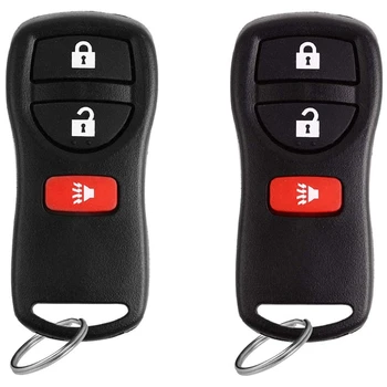 2 ключа для Nissan Frontier Murano Quest NV Pathfinder Xterra Versa, пульт дистанционного управления для автомобиля KBRASTU15