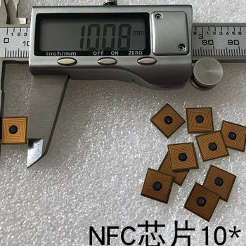 NFC-метка 213 чипов FPC-этикетка для кольца на палец, браслета, носимого устройства, размер 10 * 10 мм 100 шт./лот