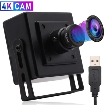 Веб-камера ELP 4K с высоким разрешением 3840x2160 30 кадров в секунду, сенсор IMX317, ПК, компьютерная USB-камера для Android, Linux, Windows