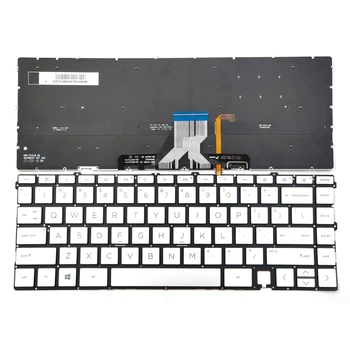 Новая клавиатура для ноутбука HP Envy 13-BA 13-BA0010NR 13-BA0020CA 13-BA0030CA 13-BA0047WM TPN-C145 TPN-Q237 Серебристого цвета с подсветкой