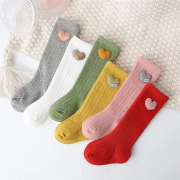 Носки для девочек, Sweet Heart, мягкие эластичные легкие носки для младенцев, детские носки для повседневной носки