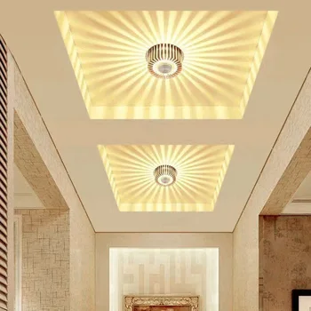 Светодиодный потолочный светильник Lustre Light Светодиодное внутреннее освещение Энергосберегающий потолочный светильник для защиты глаз Потолочные прожекторы для гостиной